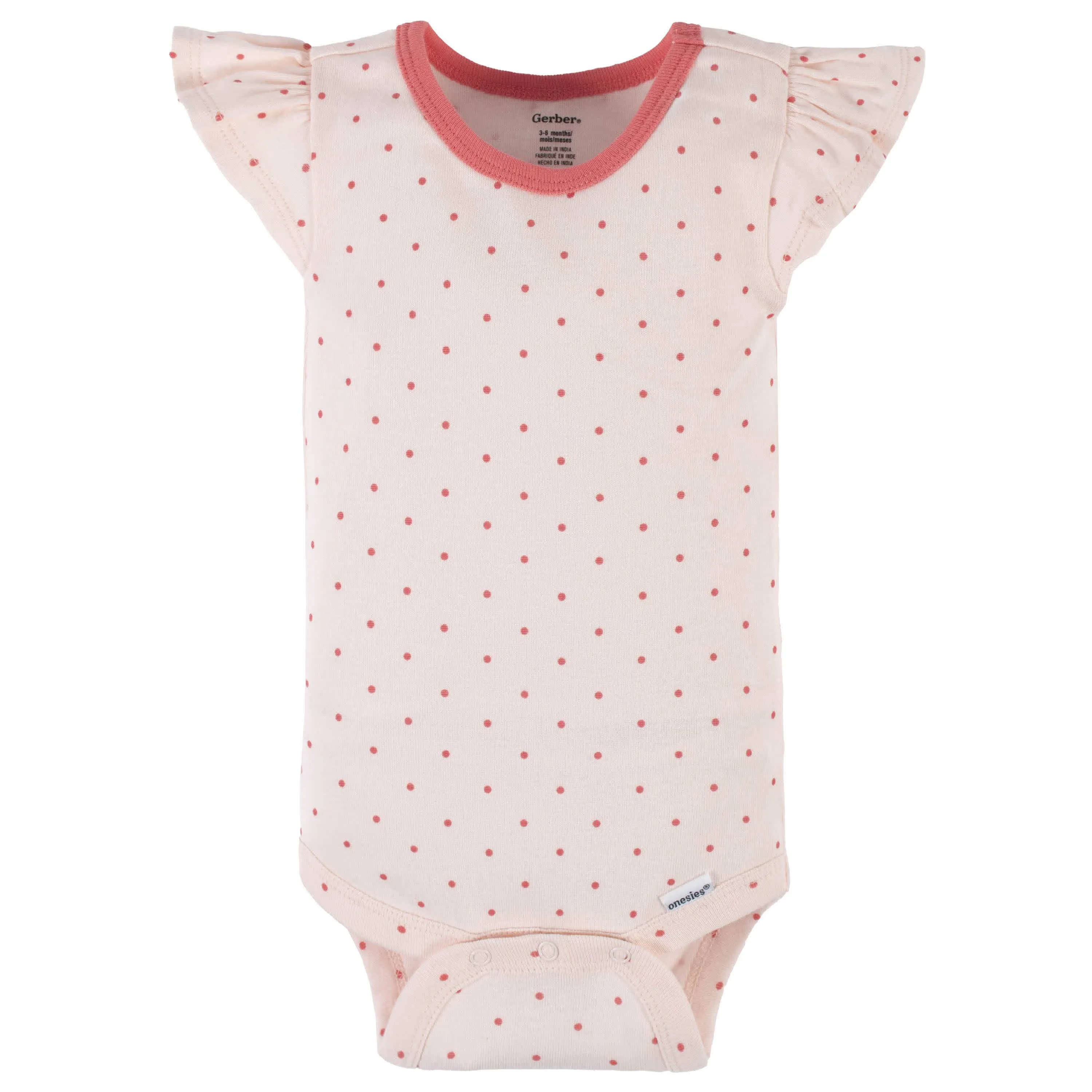 4-Pack Baby Girls Cherry Kisses Short Sleeve Onesies® Bodysuits