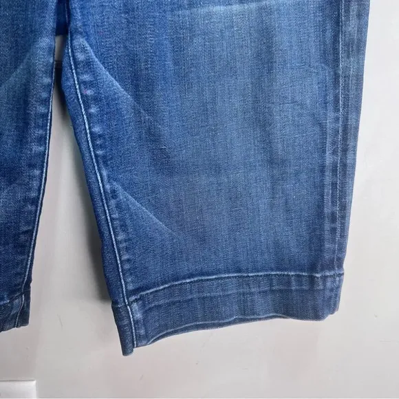 7 For All Mankind Blue Denim Shorts Size 28