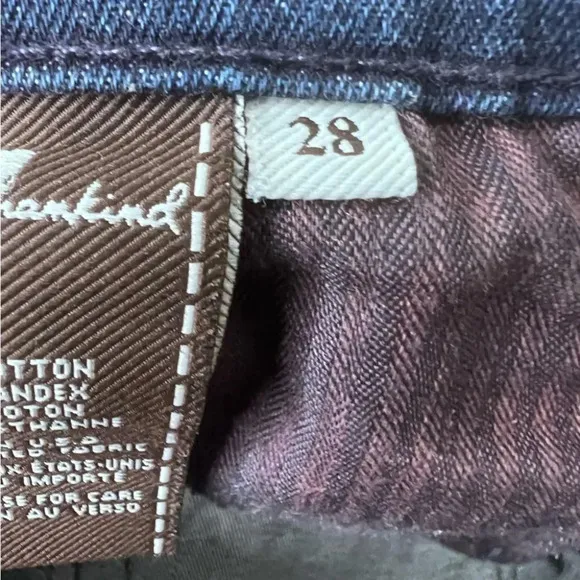 7 For All Mankind Blue Denim Shorts Size 28