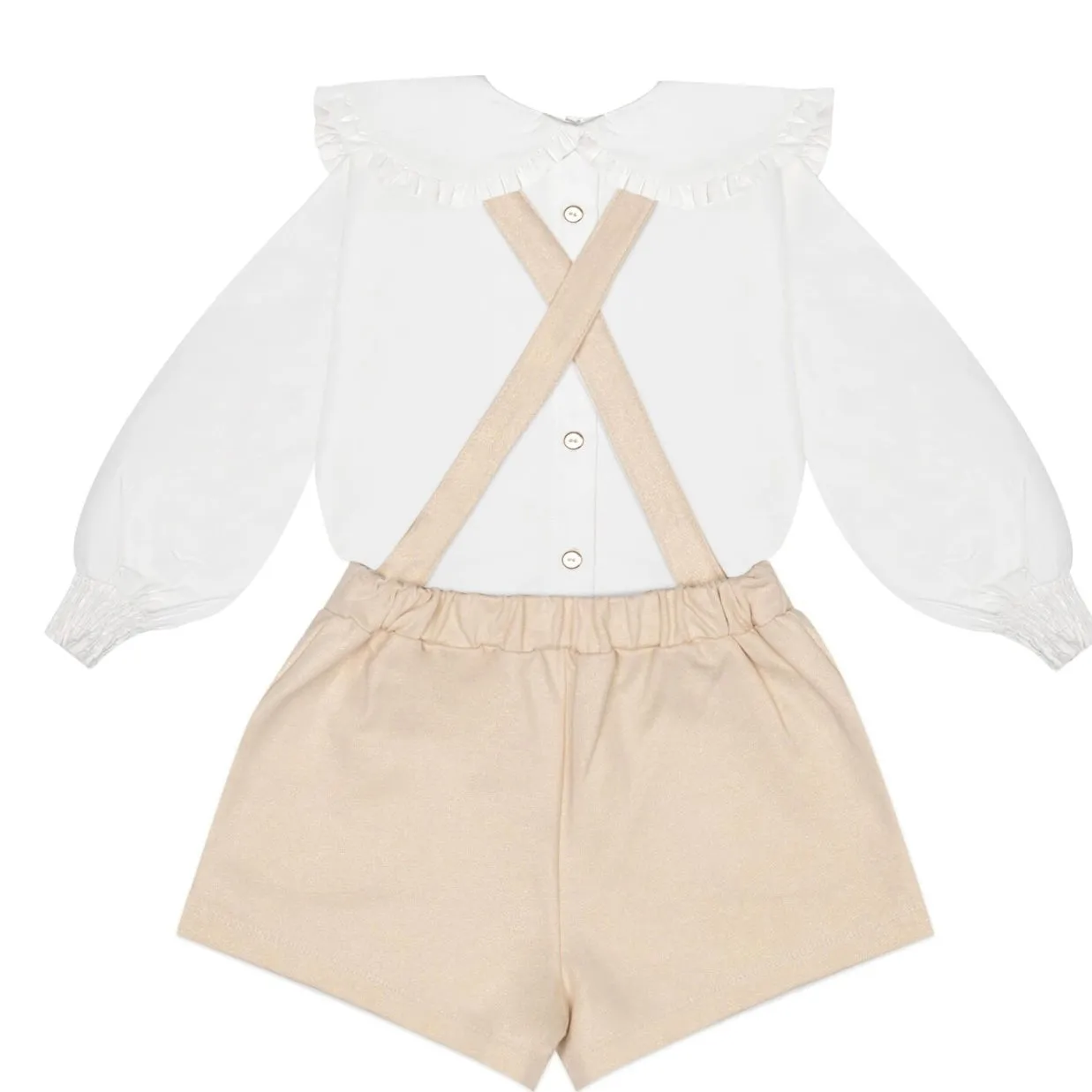 ADee RUBY Snow White Shirt And Shorts Set W242506