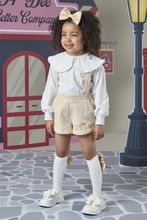 ADee RUBY Snow White Shirt And Shorts Set W242506