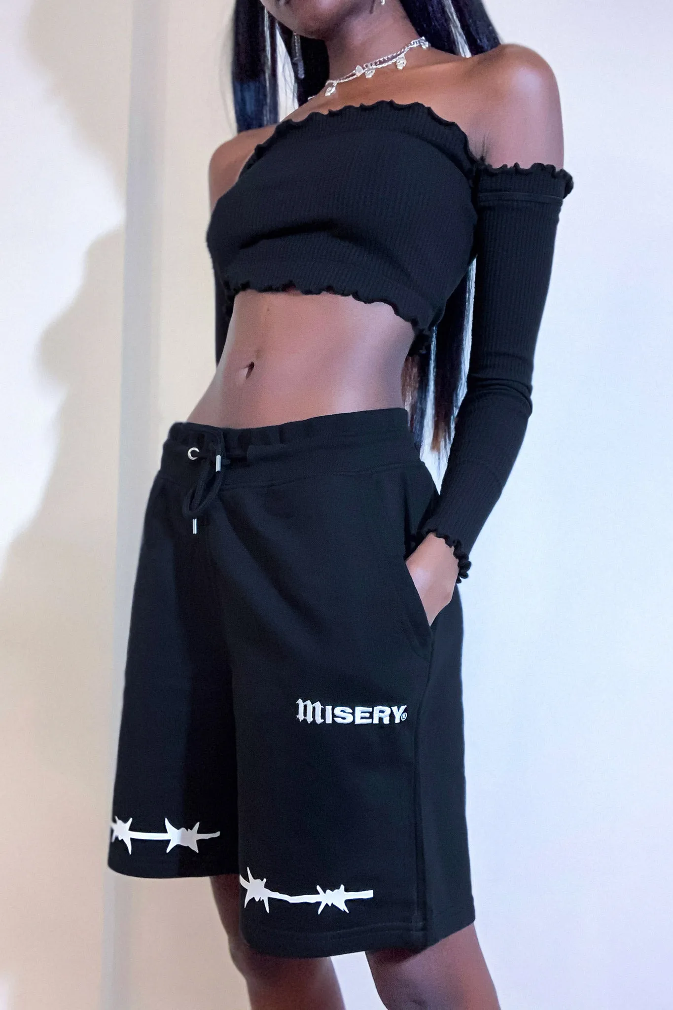 Barbed Wire Sweat Shorts