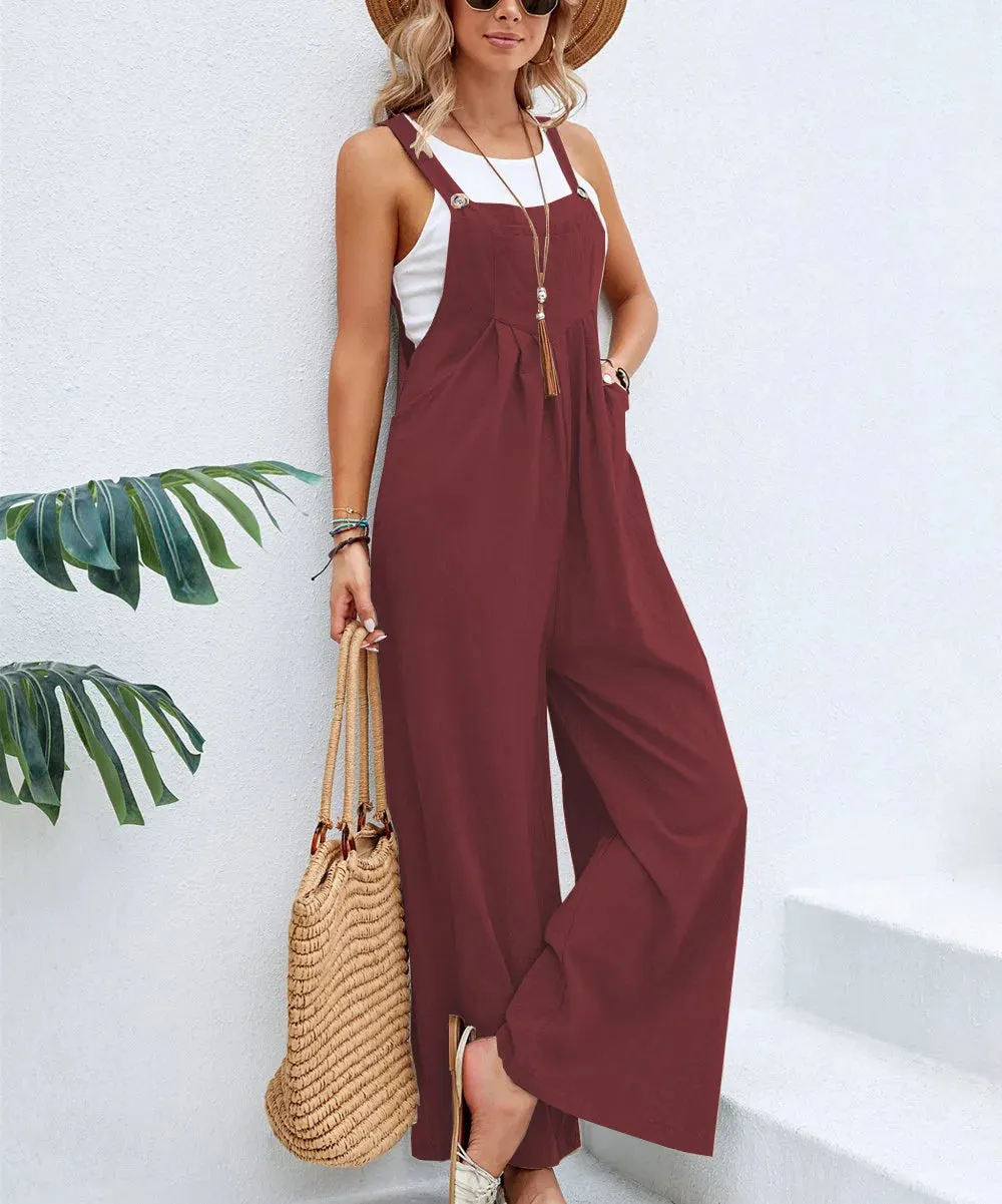Boho Casual Jumpsuits - multiple colors