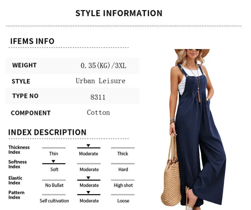 Boho Casual Jumpsuits - multiple colors