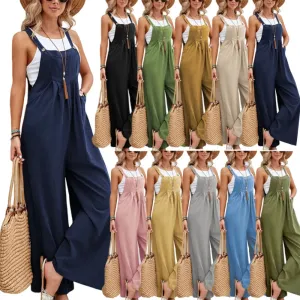 Boho Casual Jumpsuits - multiple colors