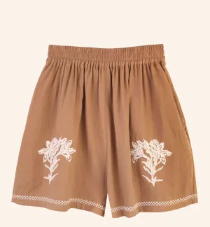 Caspia Shorts Fawn  |  Meadows