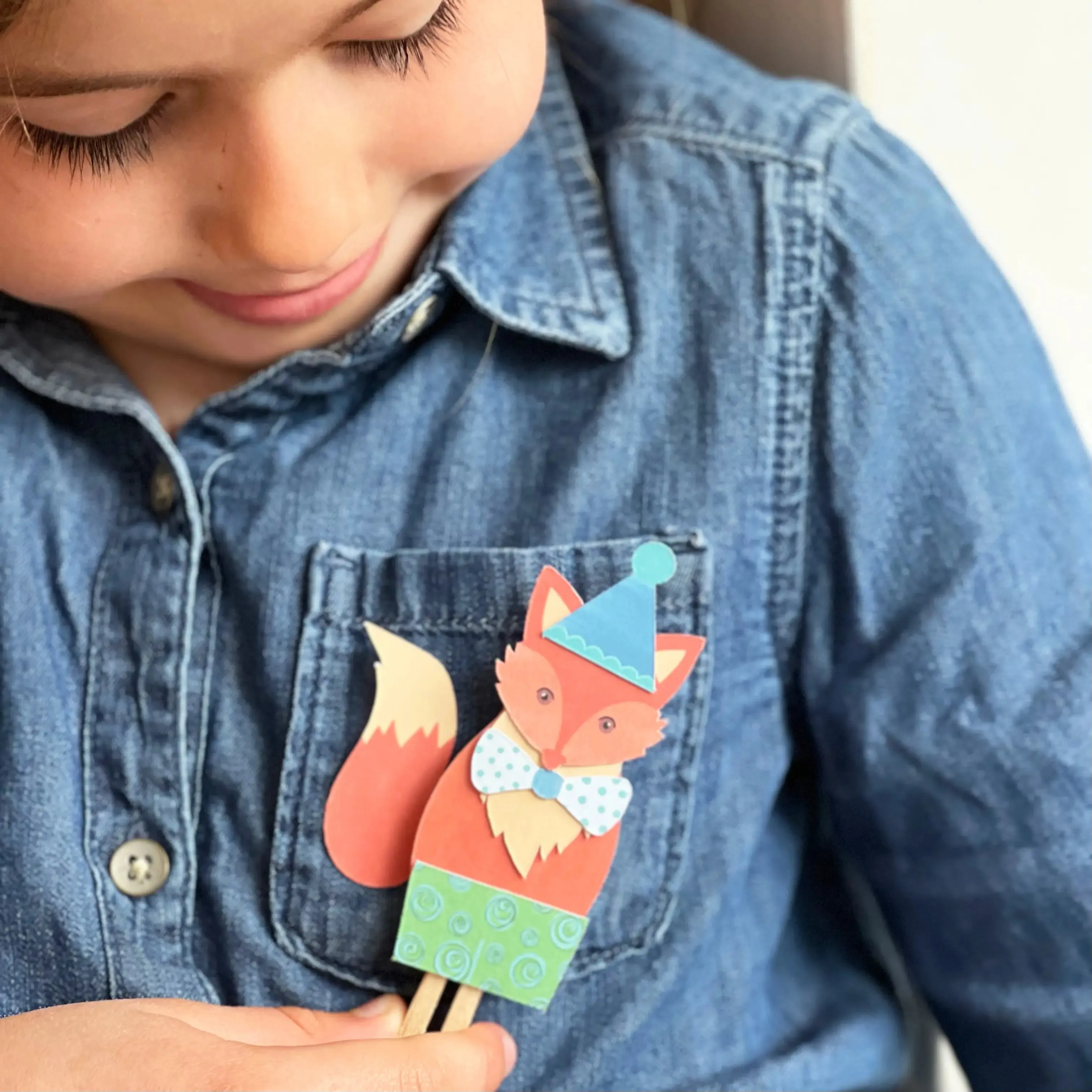Cotton Twist - Make Your Own Fox Peg Doll Kit