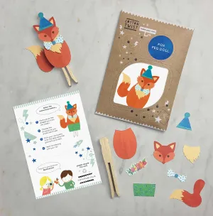 Cotton Twist - Make Your Own Fox Peg Doll Kit