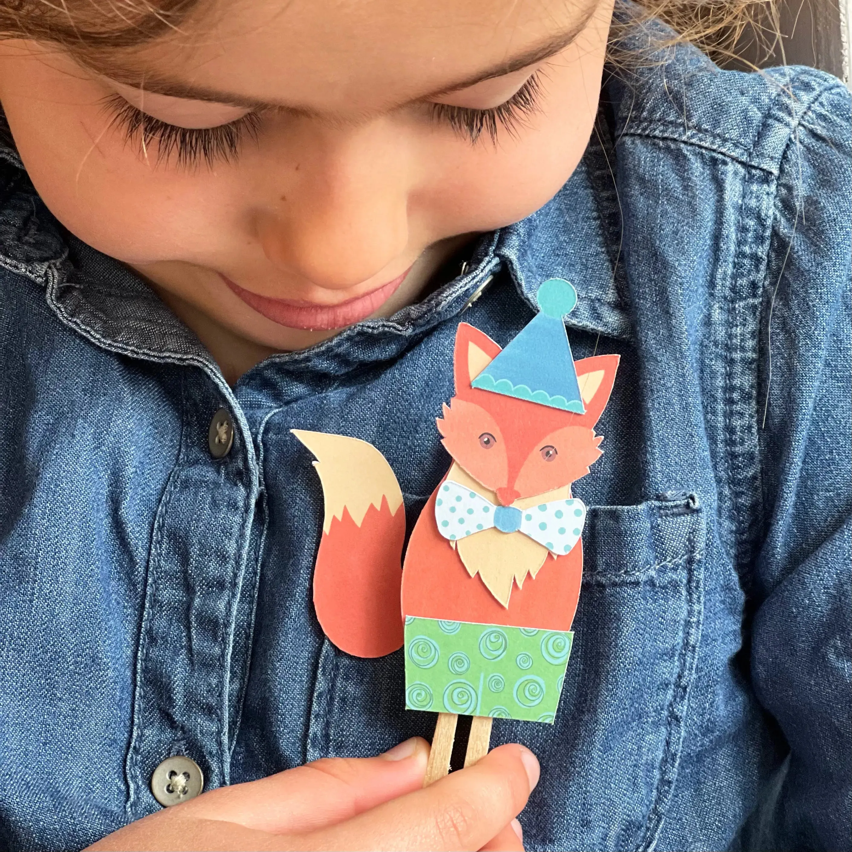 Cotton Twist - Make Your Own Fox Peg Doll Kit