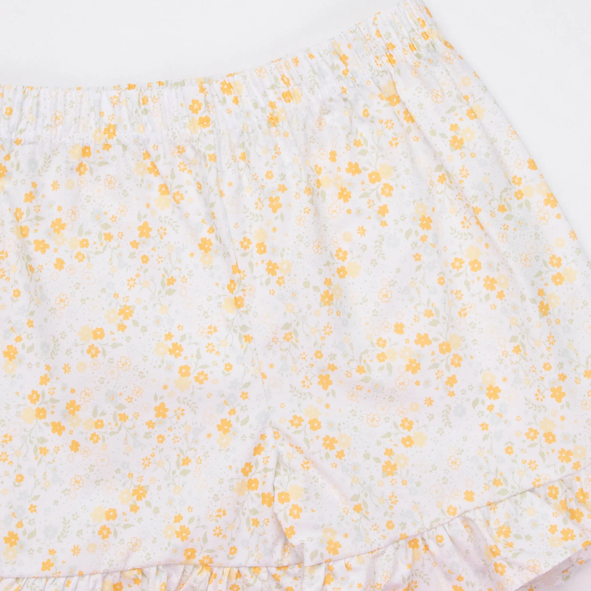 Daisy Garden Short Set, Yellow