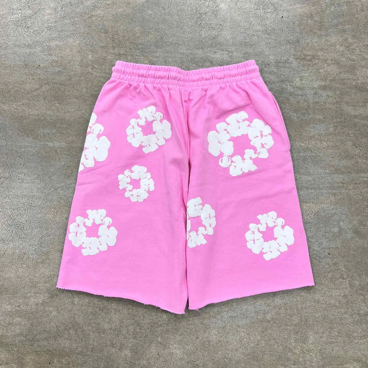 Denim Tears Shorts "COTTON WREATH" Pink New Size M