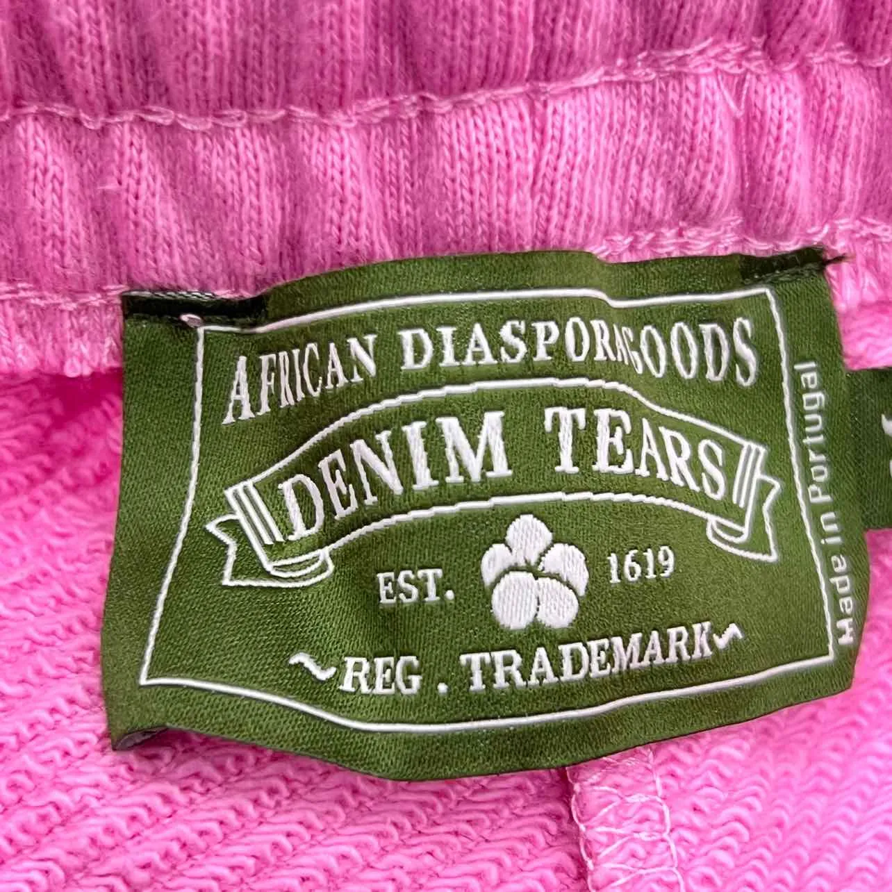 Denim Tears Shorts "COTTON WREATH" Pink New Size M