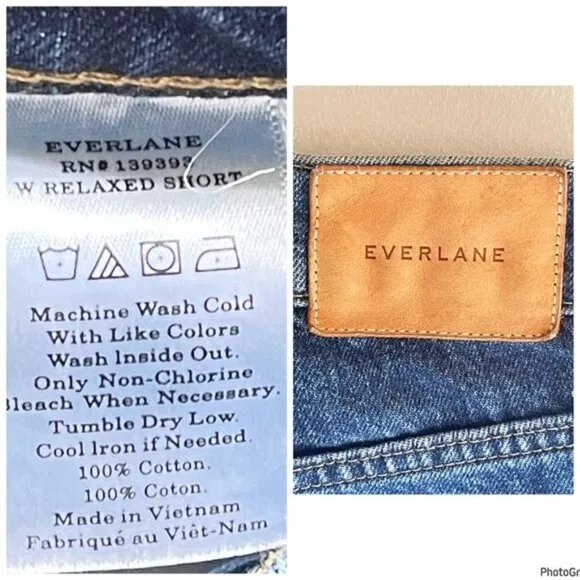 Everlane Denim The denim Cut Off Shorts 25