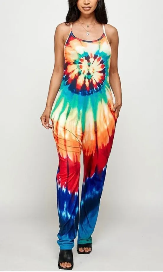 For The Culture Tye-Dye Jumpsuit