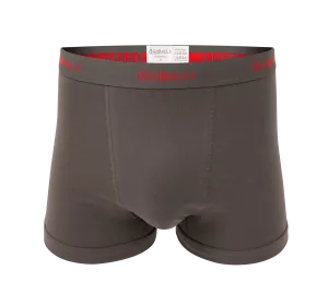 Grey/Red - Mens Boxer Shorts