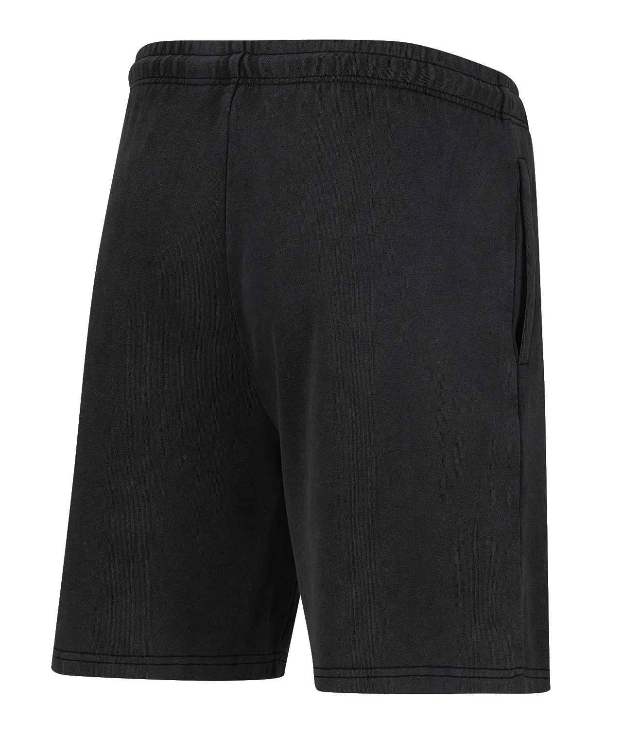 JJ Club Stonewashed Cotton Leisure Shorts - Grey