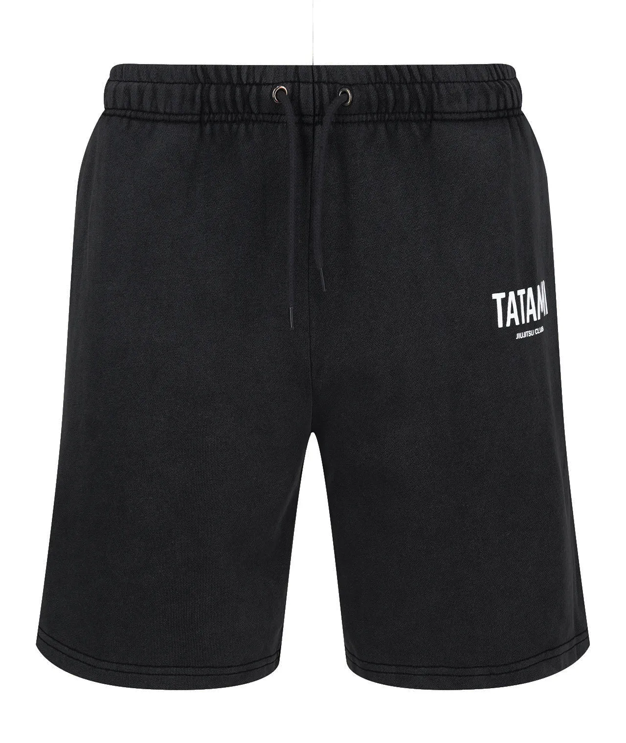 JJ Club Stonewashed Cotton Leisure Shorts - Grey