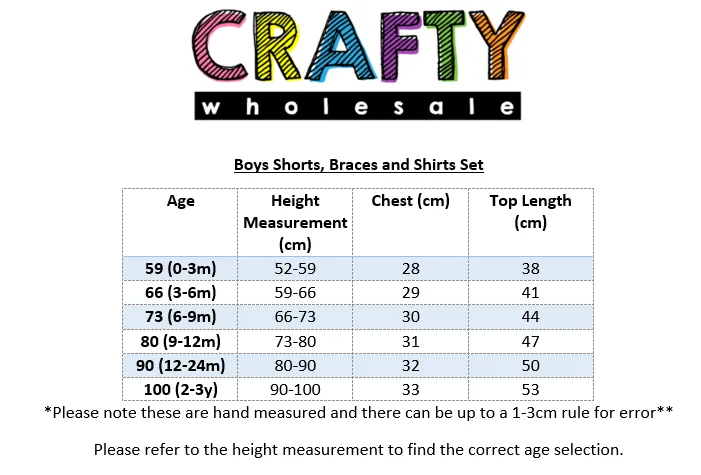 Kids Tales Boy's Shorts, Braces and Shirt Sets - Sage