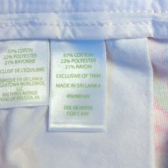 Lilly Pulitzer Callahan Knit Shorts Pink Isle Shell Me Something Good 5&quot;