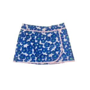 Lilly Pulitzer Jarvey Skort Blue Floral Size 8