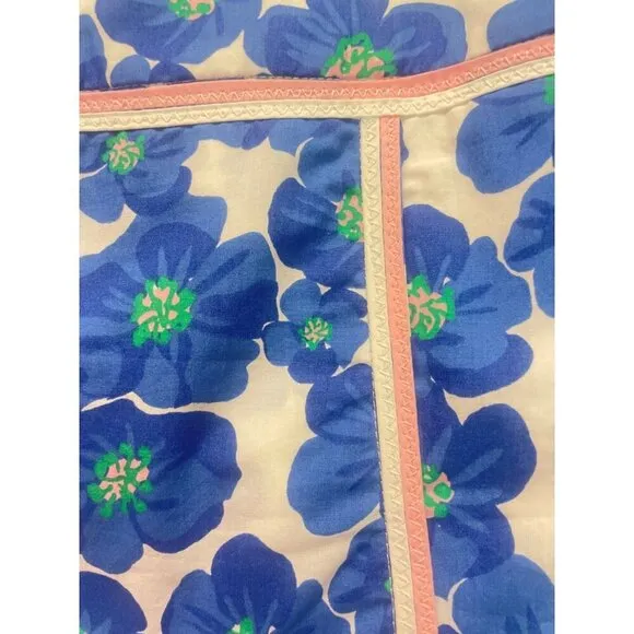 Lilly Pulitzer Jarvey Skort Blue Floral Size 8