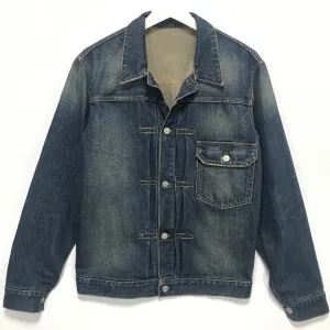[M] Futura Laboratories Distressed Denim Jacket Indigo