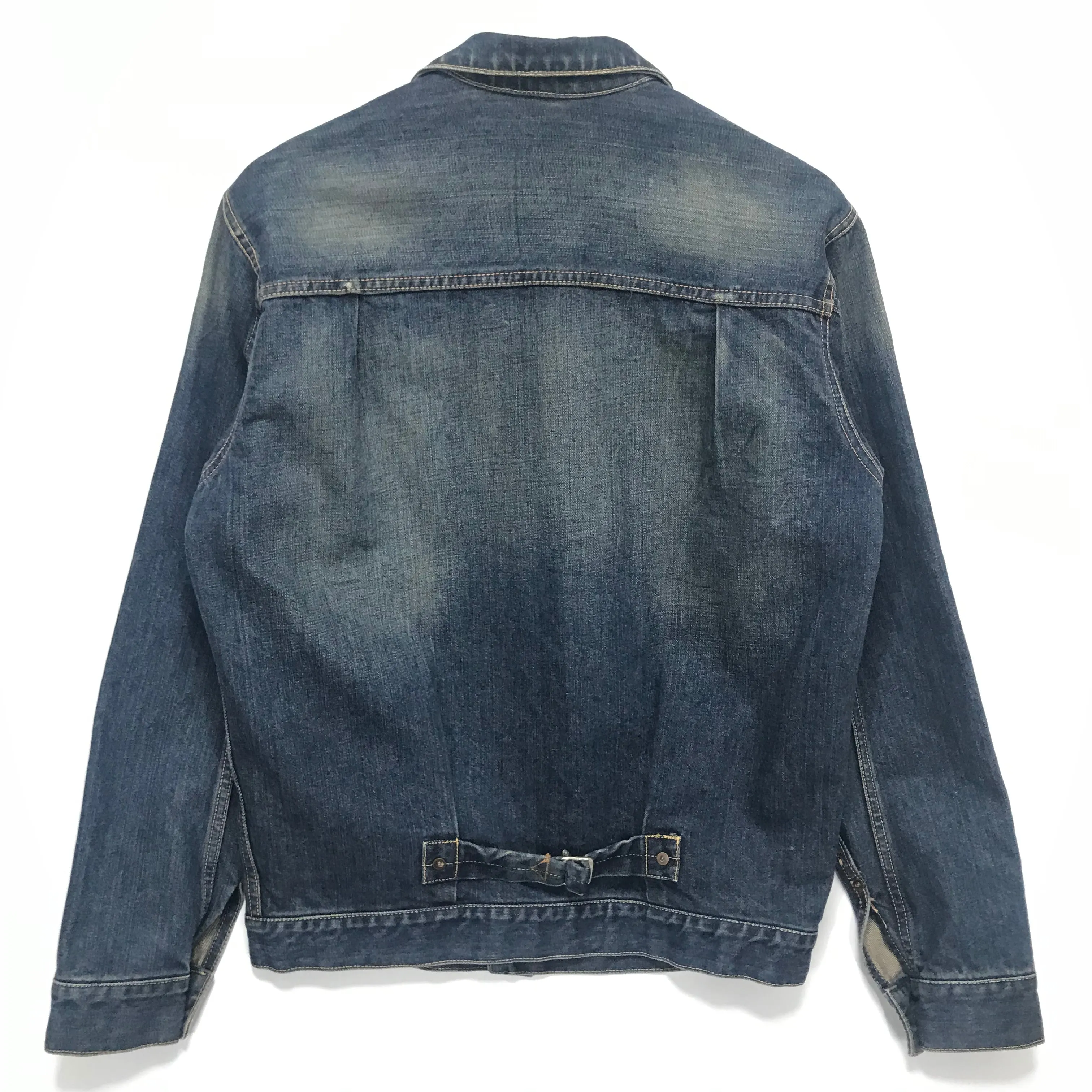 [M] Futura Laboratories Distressed Denim Jacket Indigo
