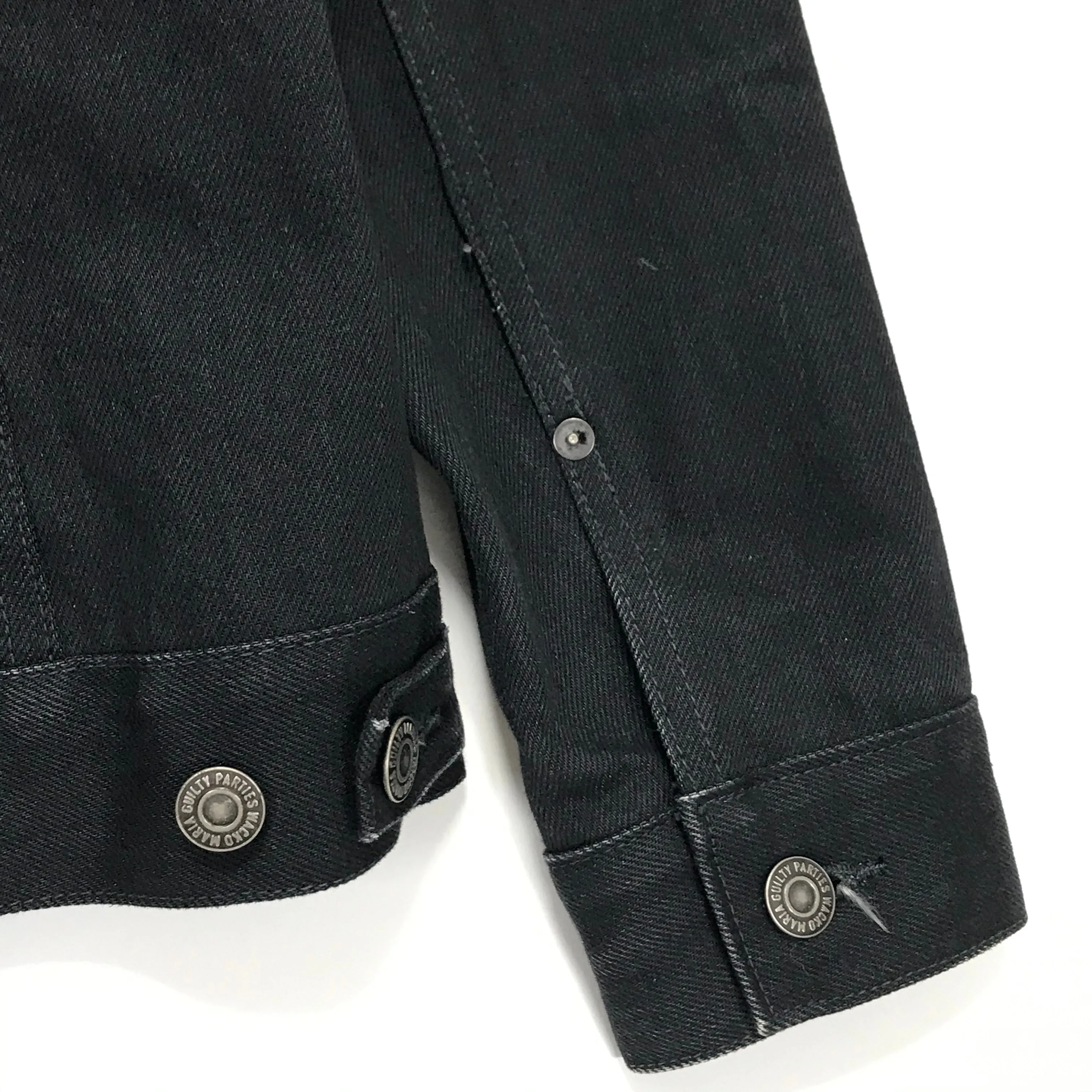[M] Wacko Maria Guilty Parties Denim Jacket Black