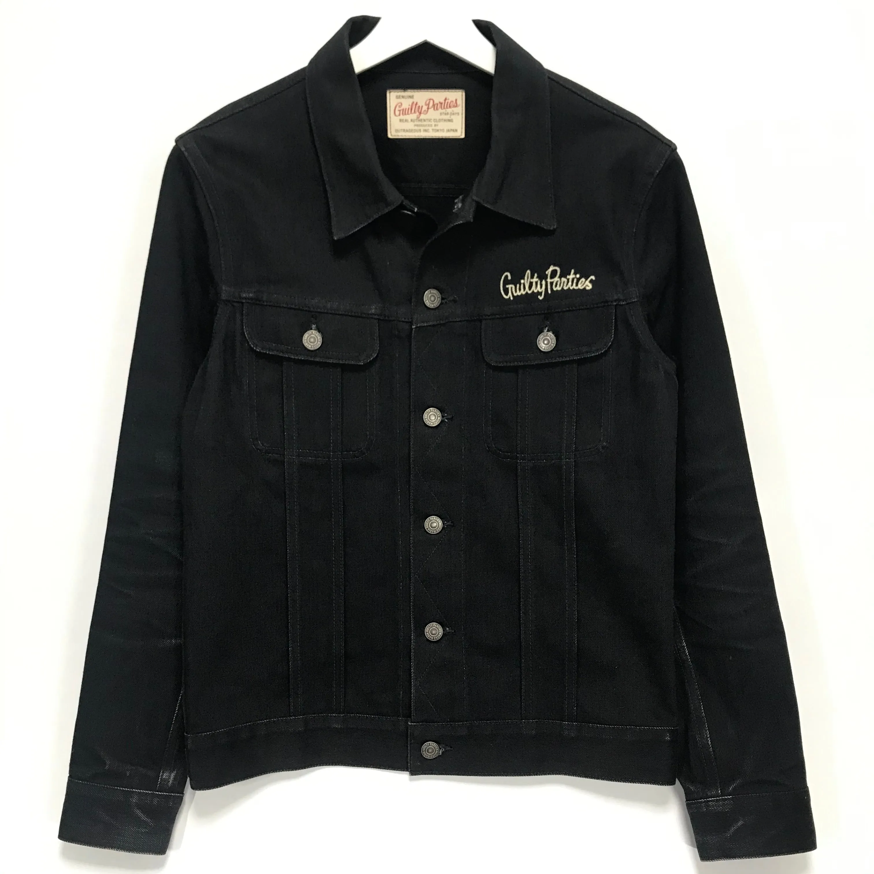 [M] Wacko Maria Guilty Parties Denim Jacket Black