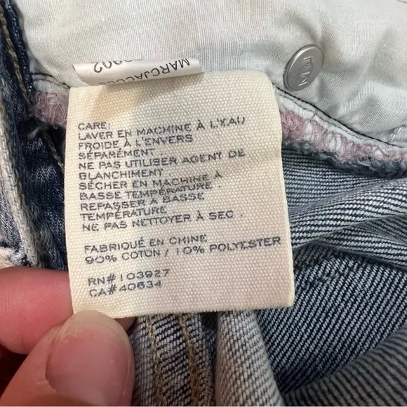 Marc By Marc Jacobs Slouchy Workwear Daisy Light Denim Jean Shorts Women