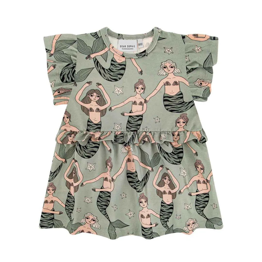 Mermaid Mint Pom Pom Tunic - HURRY! Only 2 left