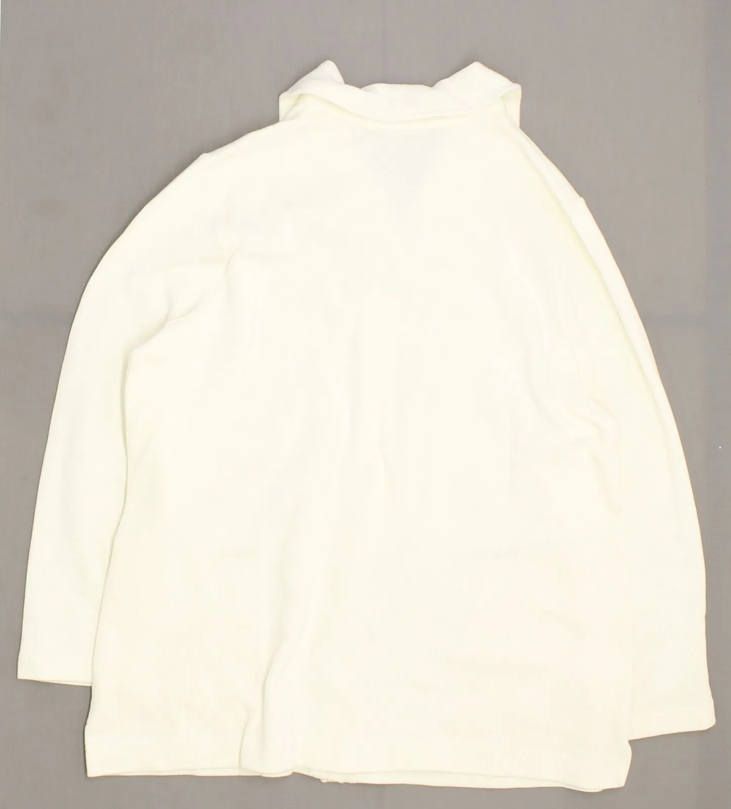 New Denim & Co. Active Rib Knit Button Front Long Sleeve Jacket. A261789 X-Large