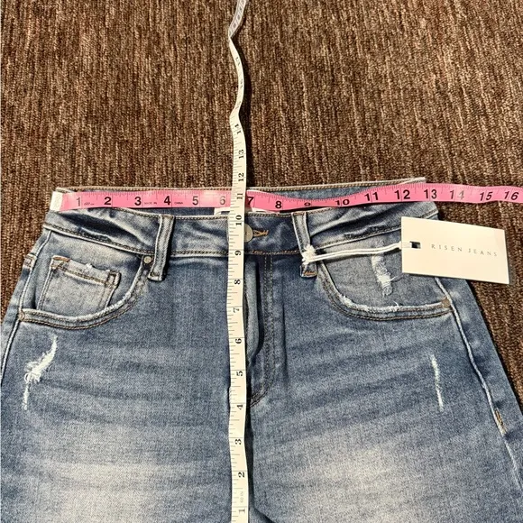 NWT Risen High Rise Denim Shorts size Small