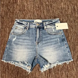 NWT Risen High Rise Denim Shorts size Small