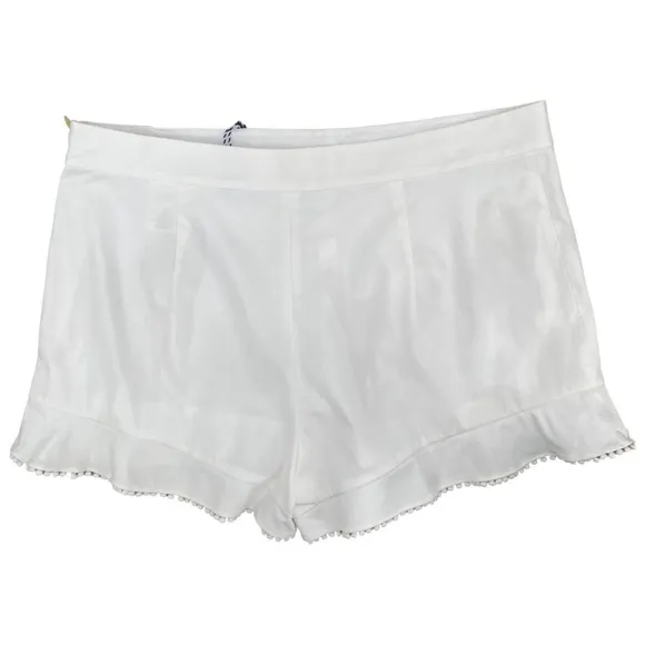 NWT✨Draper James Flutter Shorts White Size 14