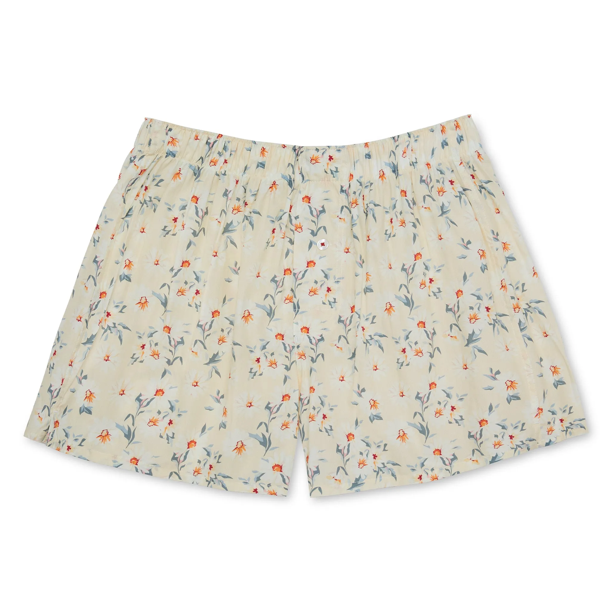 Organic Cotton Daisy Boxer Shorts