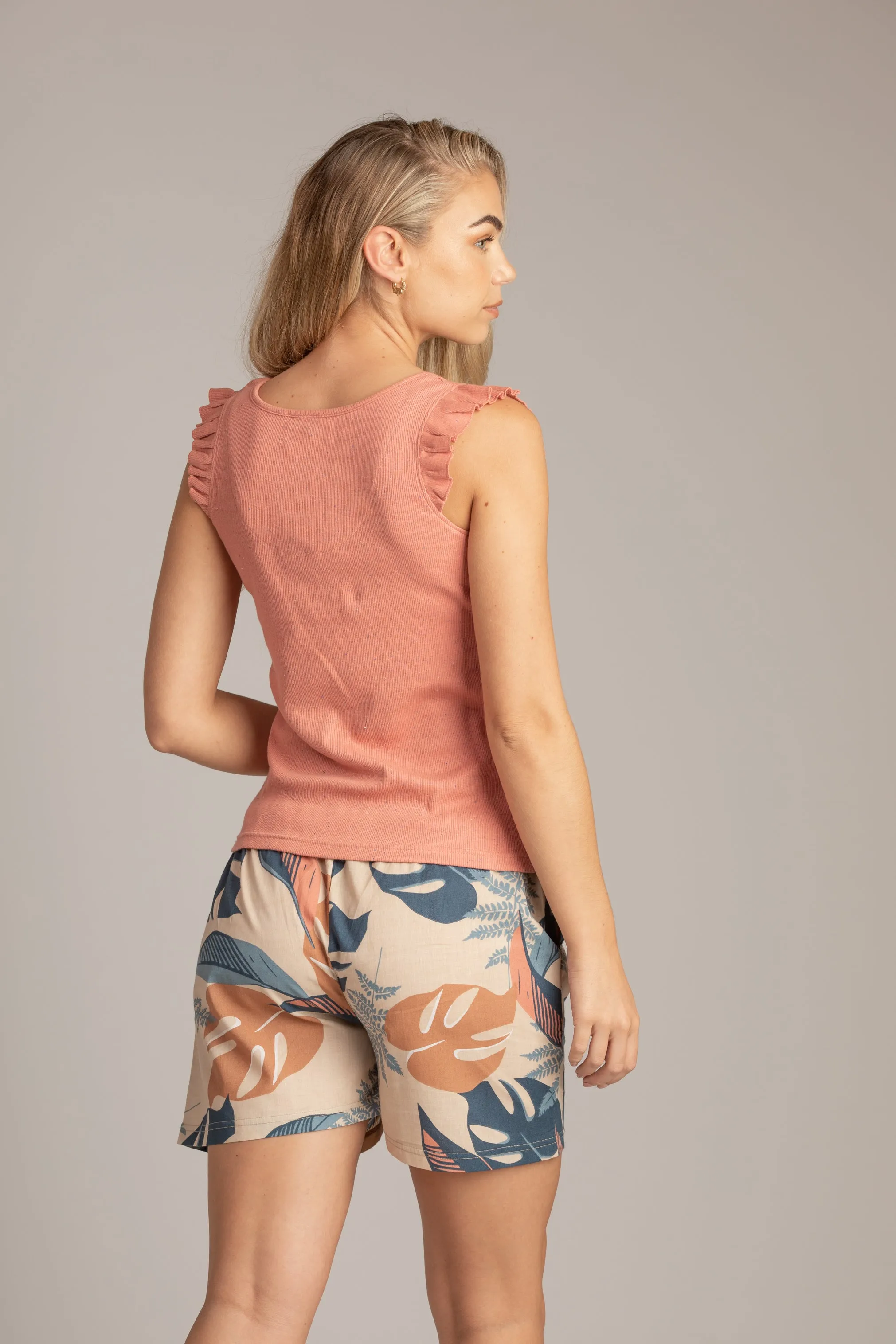 Palm Leaf Short Pyjama Set
