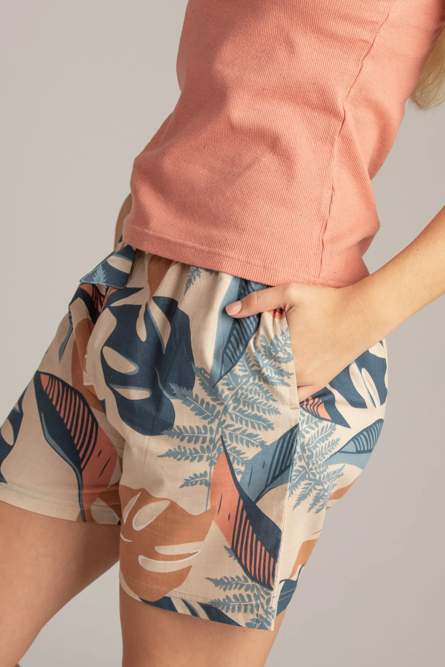 Palm Leaf Short Pyjama Set