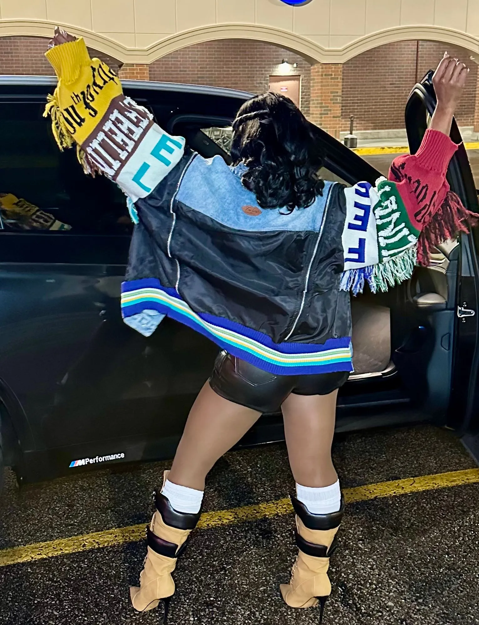 Poetic Fringe Bomber Jacket