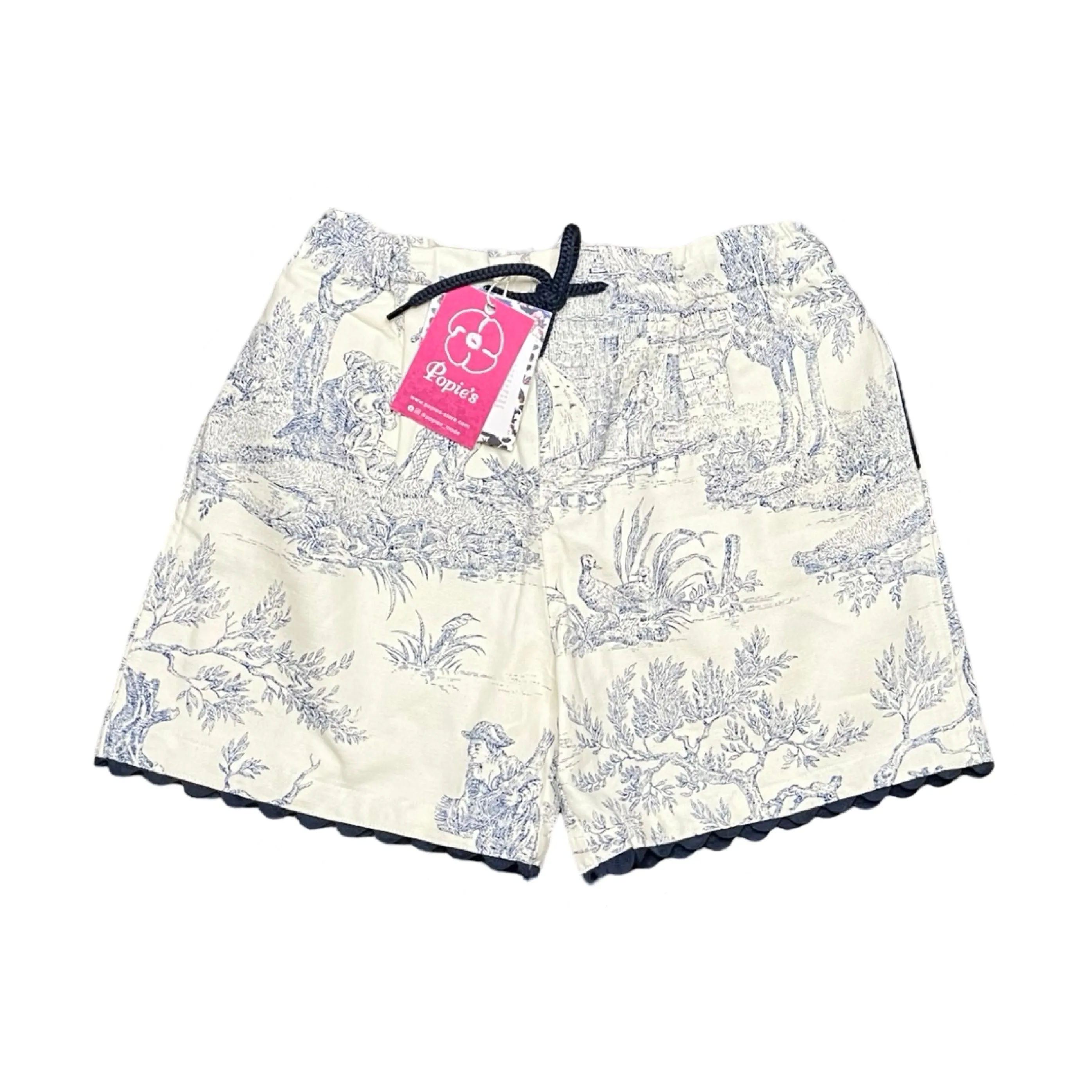 Popie's Bordeaux Shorts