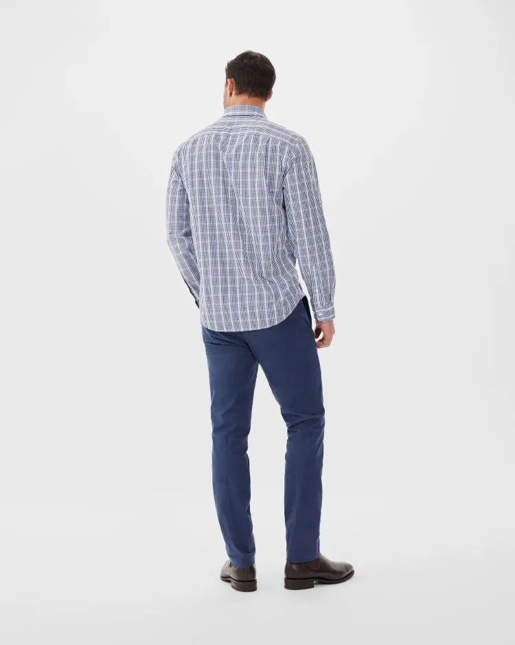 R.M. Williams Collins Shirt - Navy/Blue/White