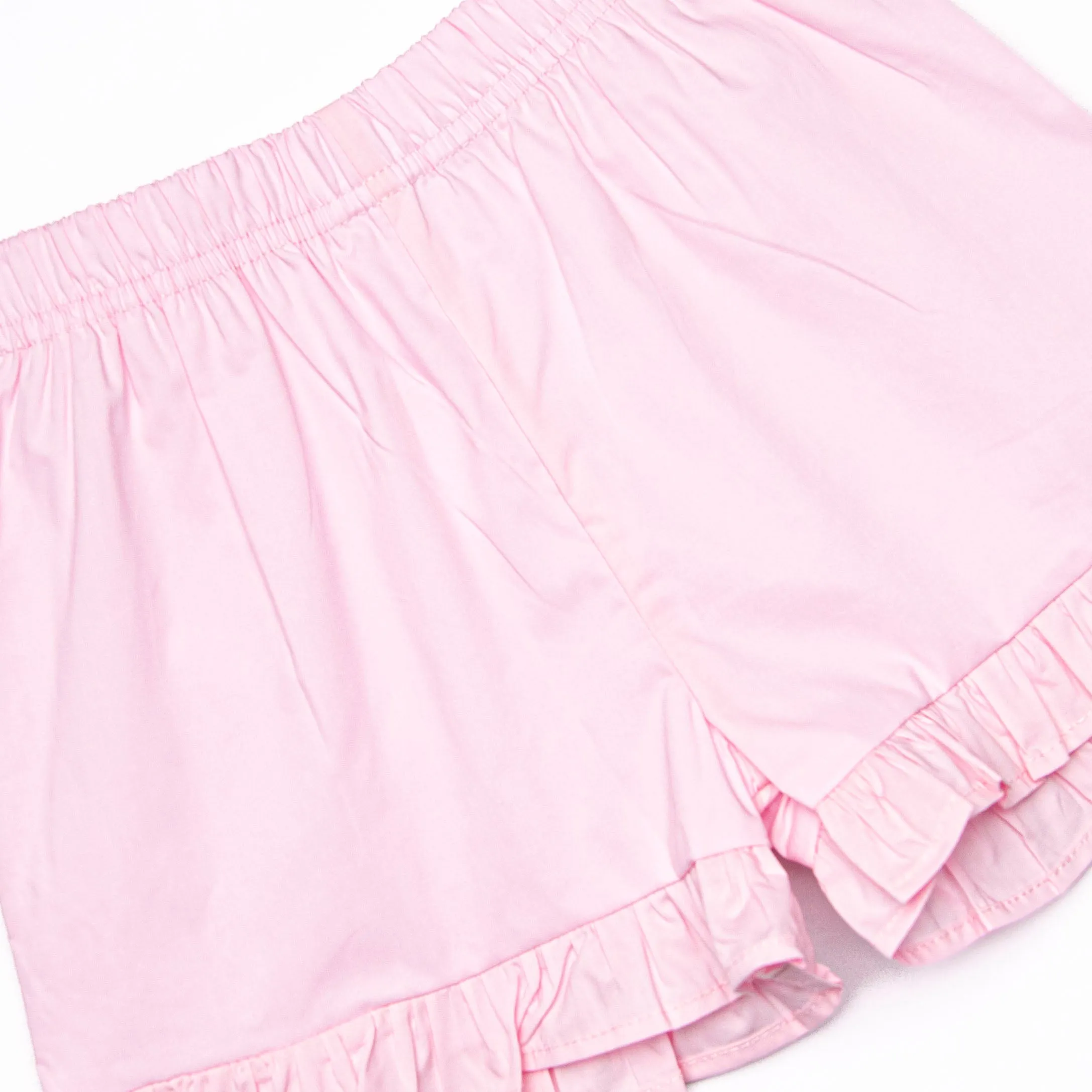 Schoolyard Snacks Applique Short Set, Blue