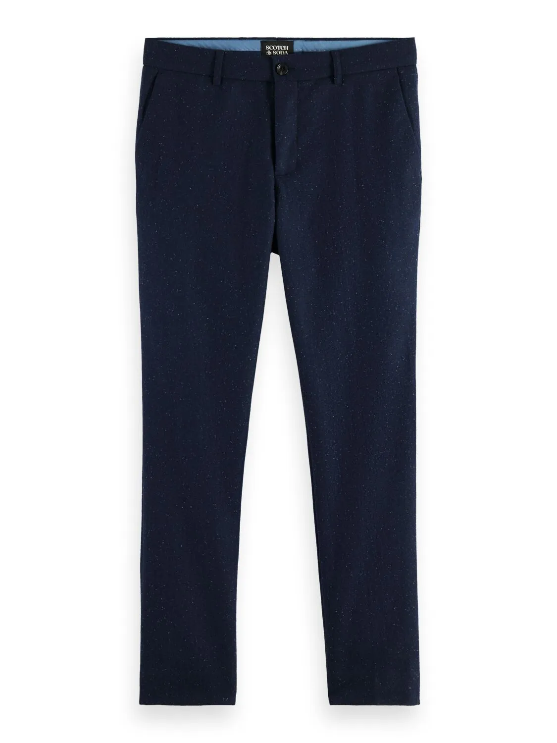 SCOTCH & SODA MOTT SPECKLED WOOL-BLEND CHINO 168958