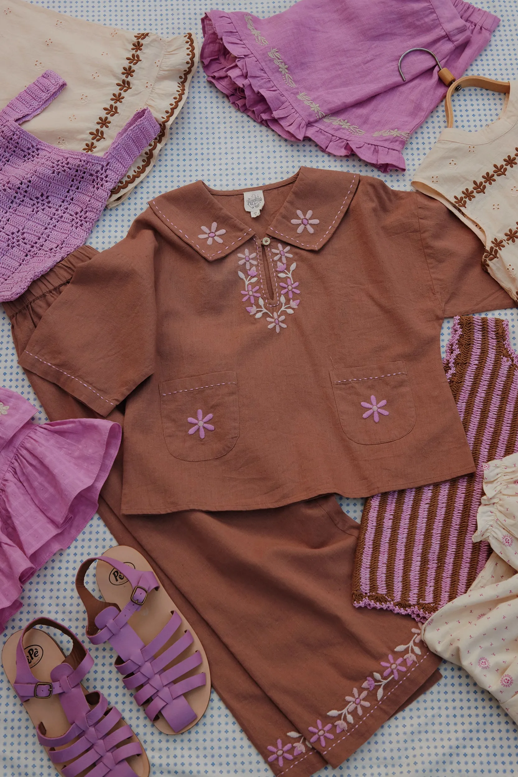 Tahlia Trouser Set - Dark Fawn