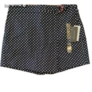 Tommy Hilfiger Women s Dot Print Skort Navy Size 10 NWTs