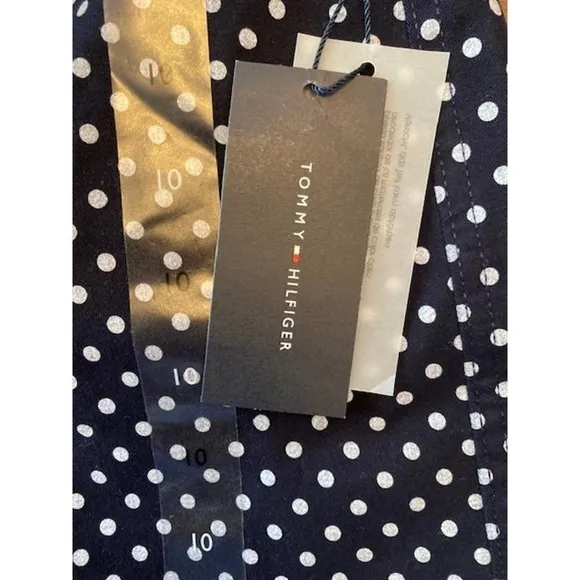 Tommy Hilfiger Women s Dot Print Skort Navy Size 10 NWTs