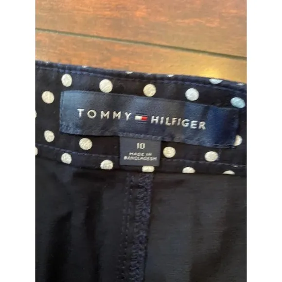 Tommy Hilfiger Women s Dot Print Skort Navy Size 10 NWTs