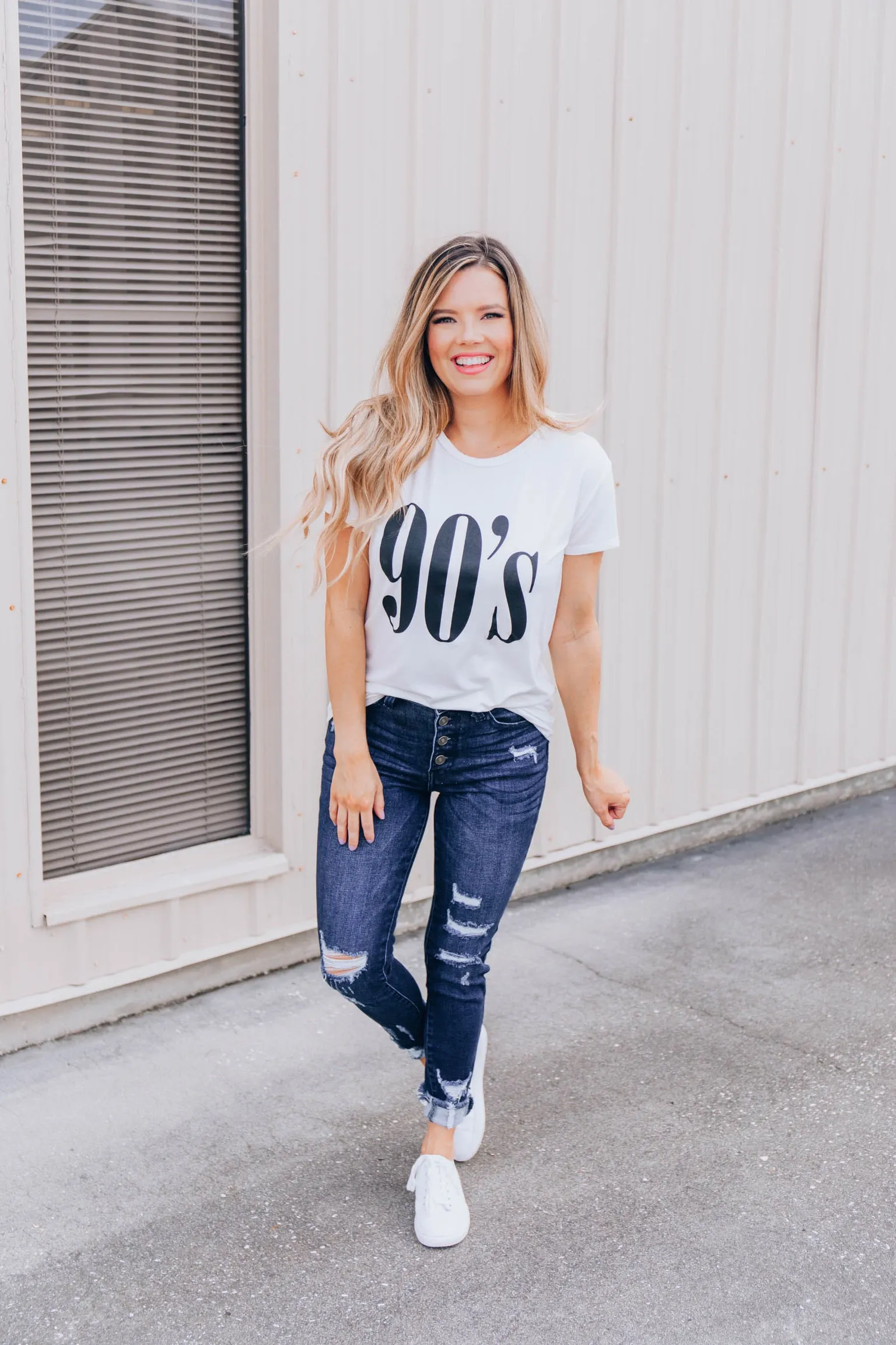 Total 90's Babe Graphic Tee - Ivory