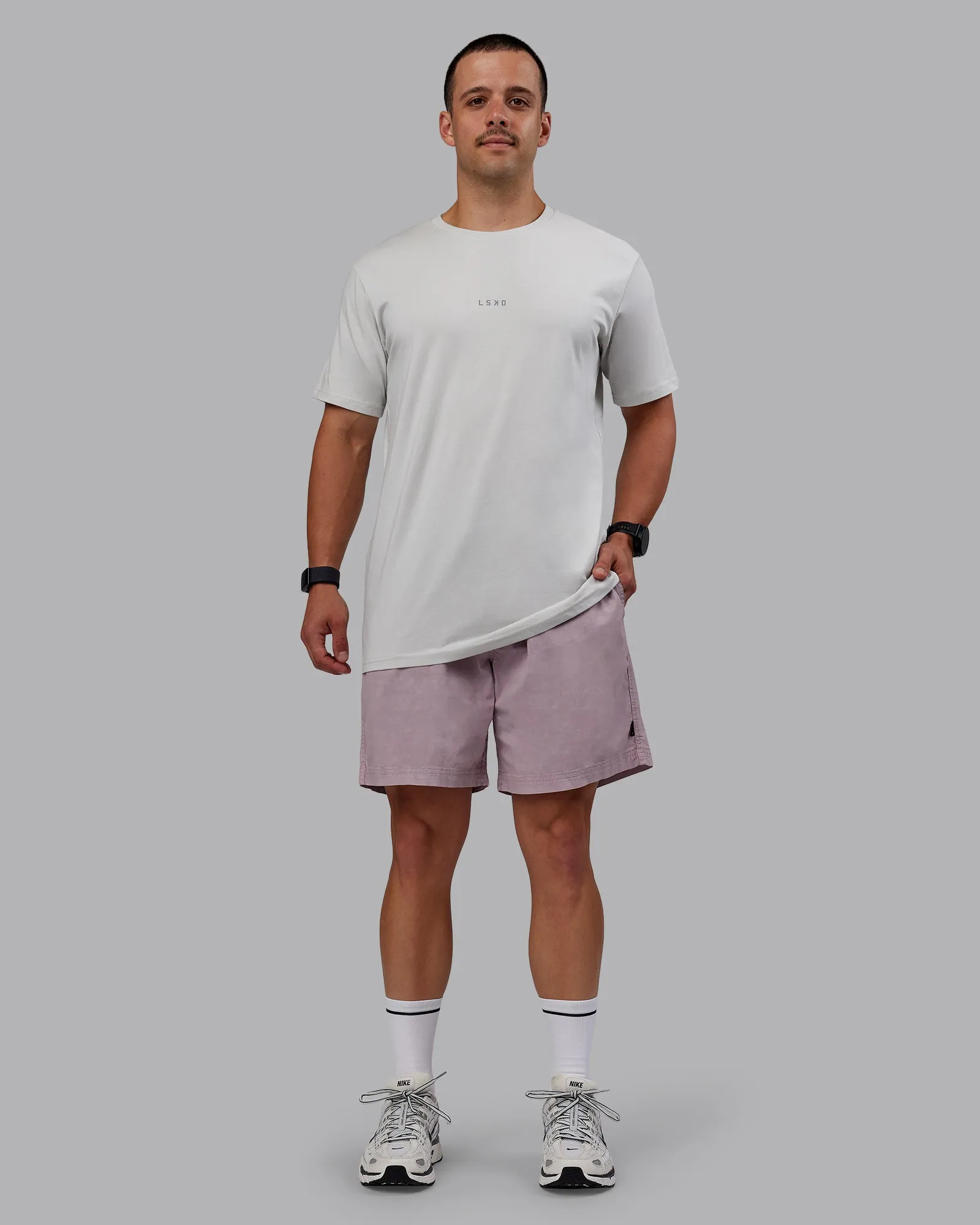 Washed Daily 7" Shorts - Greyish Purple