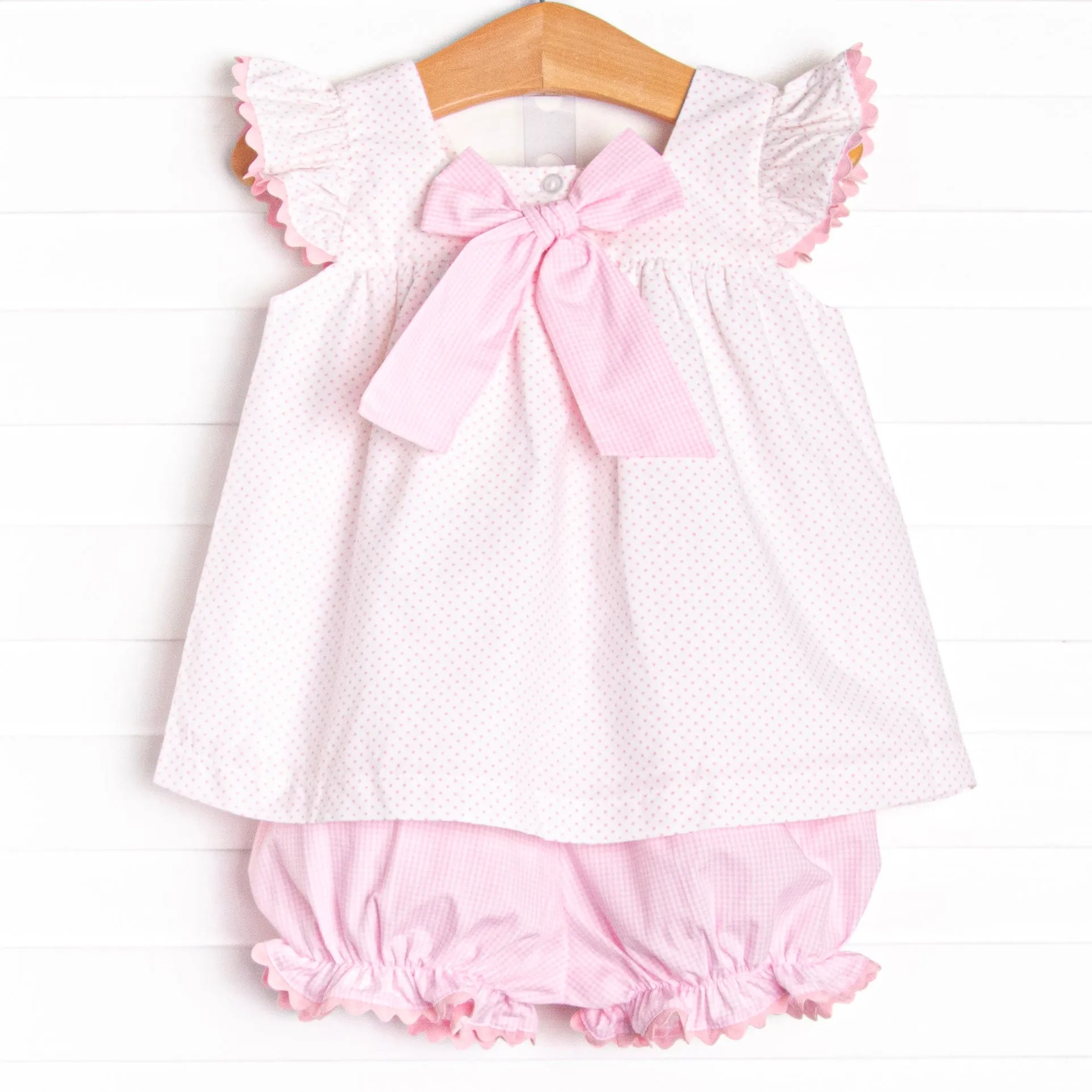 Wildberry Wonder Applique Bloomer Set, Pink